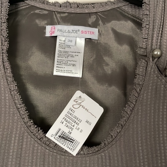 NWT Paul&Joe Sister Fragola Dress ,Lightweight,Button details on sides,Size M(38 - Picture 3 of 6